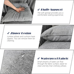 Elegant 11 Piece Patio Dining Set for Outdoor Spaces-3