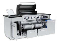 Broil King Imperial iQue® S 590i Gas Grill Center with Rotisserie & Side Burner