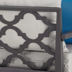 Outdoor Four Piece Sofa Set With Sunbrella Cushion Covers-2