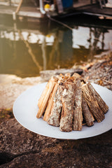 Fire Pit Art Bella Vita 46" Artisan Stainless Steel Fire Pit