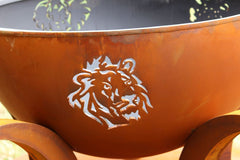 Fire Pit Art Africa's Big Five Fire Pit