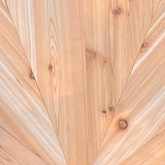 The Best Adirondack Chair Company Wooden Modern Dining Set for 6 with 5' Table