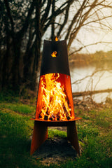 Fire Pit Art Vesuvius Artisan Chiminea Fire Pit