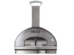 Bull Gas-Fired Italian-Made Pizza Oven Head — Stainless Steel (Table-Top)