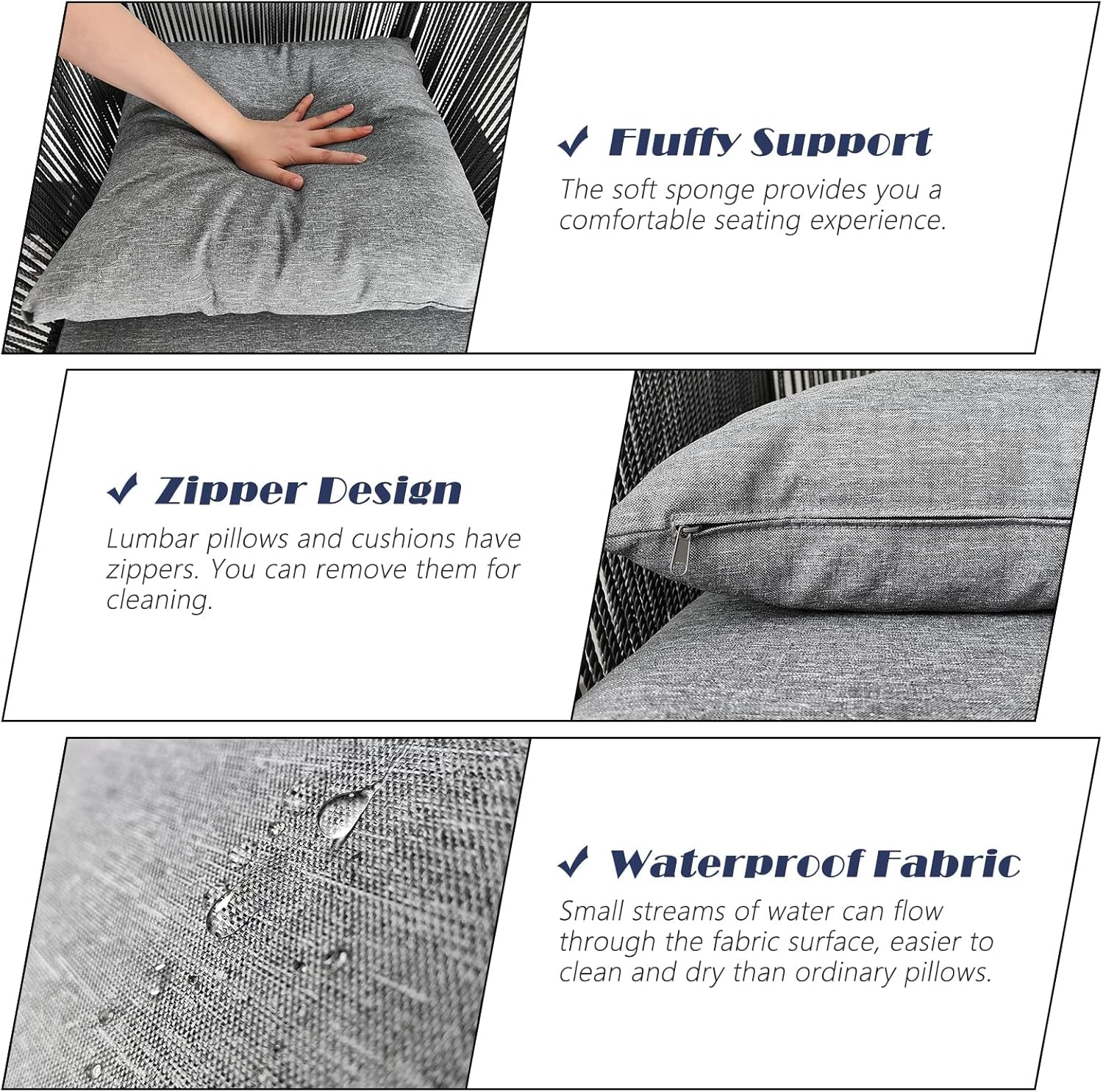 Elegant 11 Piece Patio Dining Set for Outdoor Spaces-3