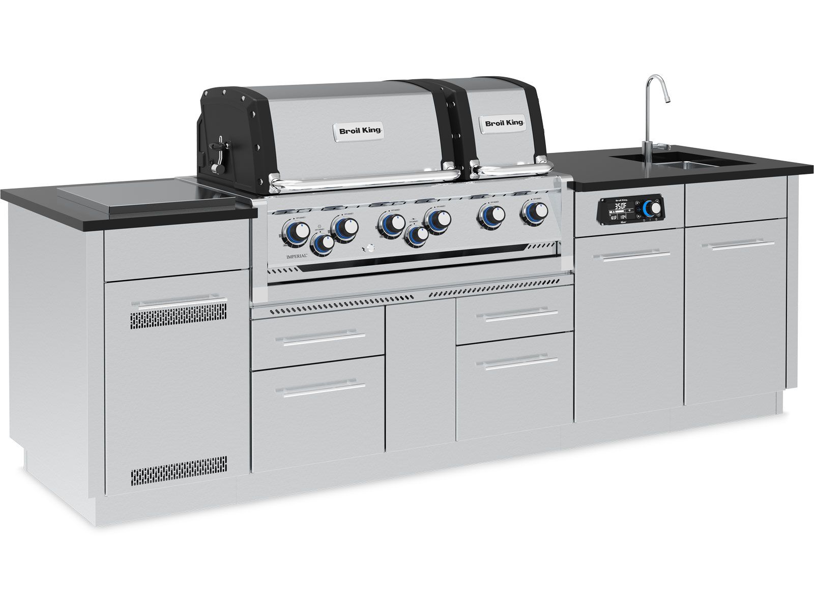 Broil King Imperial 750 Pro 6-Burner Outdoor Kitchen Island