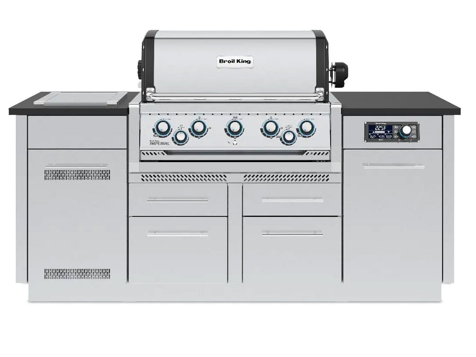 Broil King Imperial iQue® S 590i Gas Grill Center with Rotisserie & Side Burner