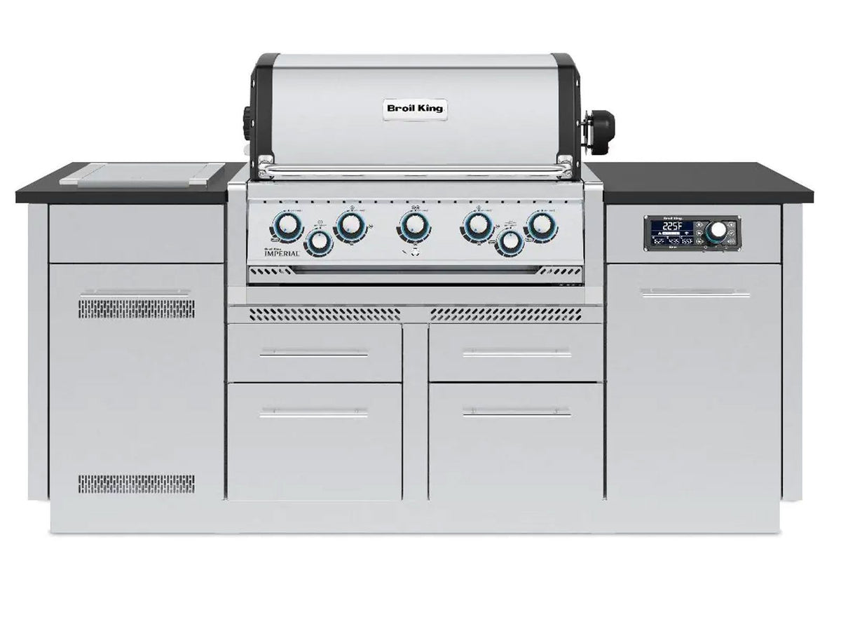 Broil King Imperial iQue® S 590i Gas Grill Center with Rotisserie & Side Burner