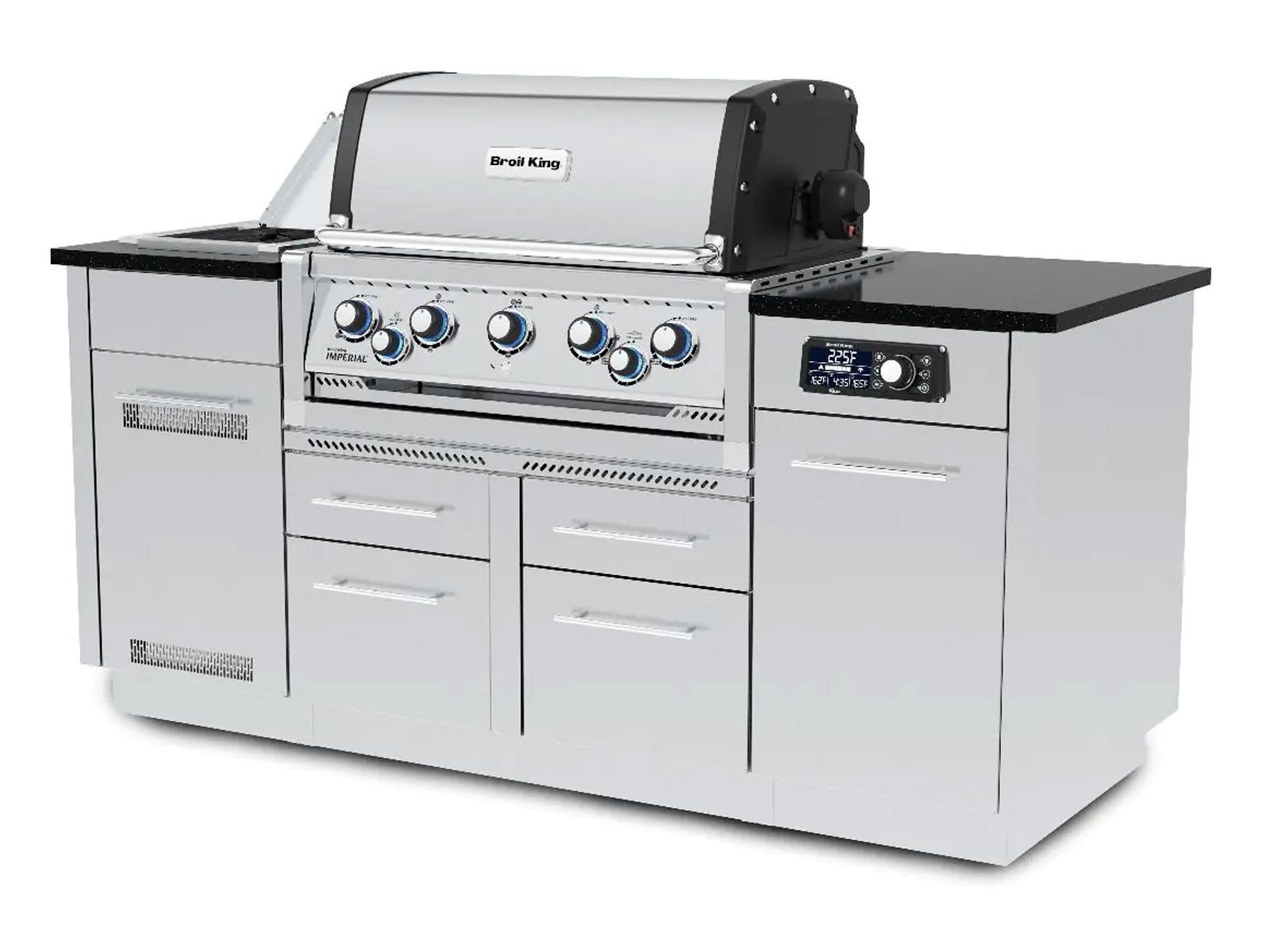 Broil King Imperial iQue® S 590i Gas Grill Center with Rotisserie & Side Burner