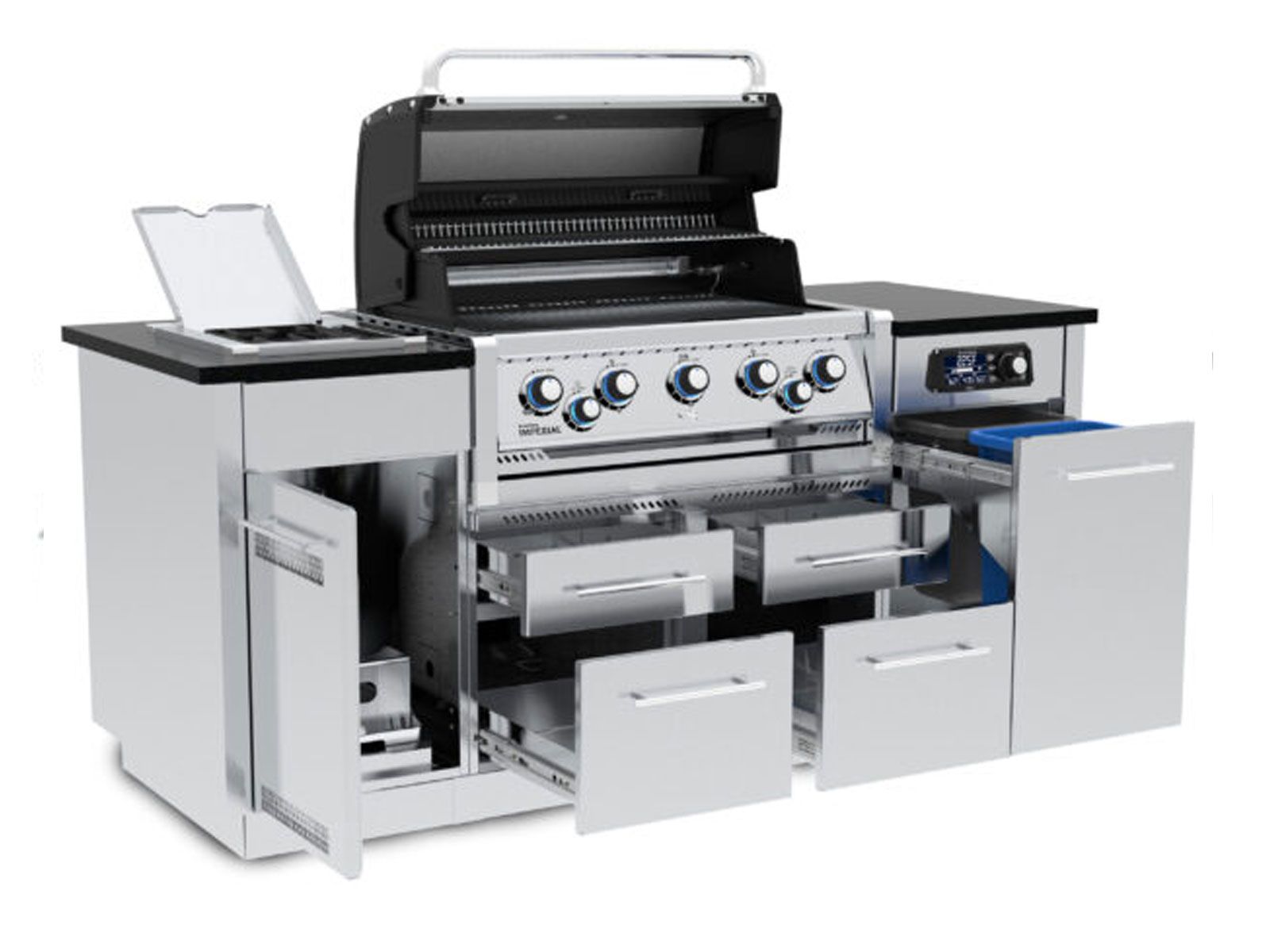 Broil King Imperial iQue® S 590i Gas Grill Center with Rotisserie & Side Burner