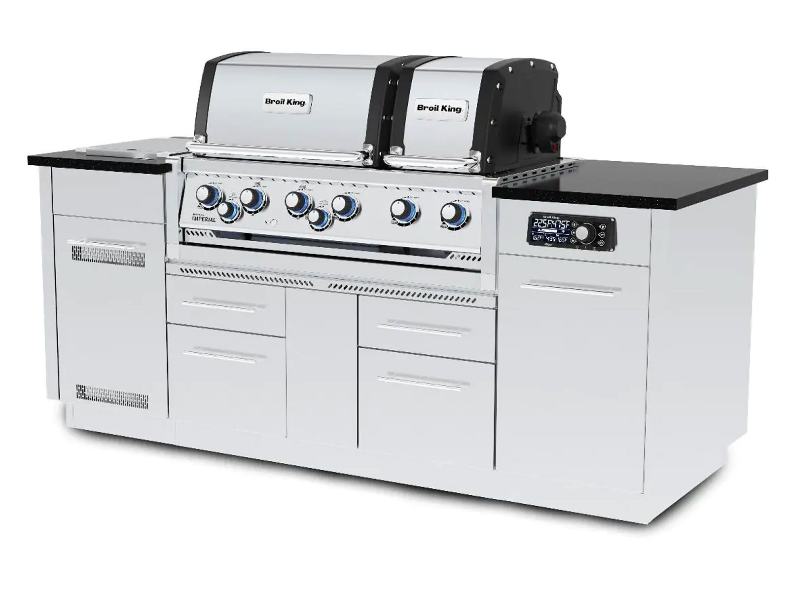 Broil King Imperial iQue® S 690i Dual-Oven Gas Grill Center Smart Technology. Dual Ovens. Total Control.