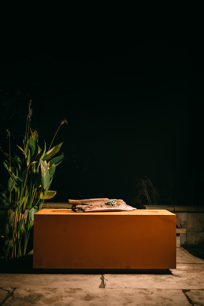 Fire Pit Art Linear 48" Modern Artisan Fire Pit (190K BTU)