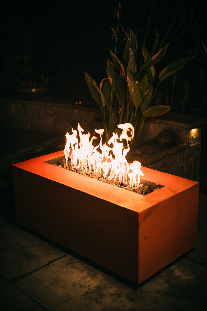 Fire Pit Art Linear 48" Modern Artisan Fire Pit (190K BTU)