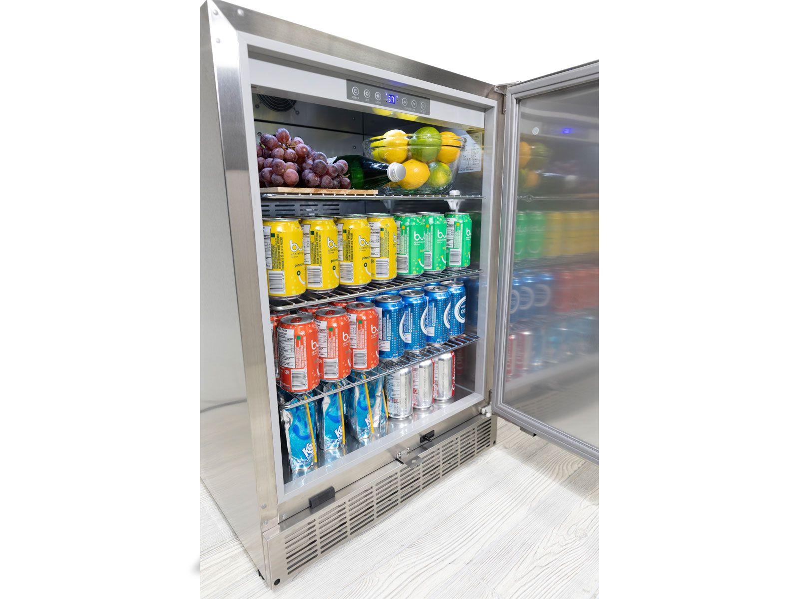 Broil King 69 x 111-Inch Outdoor Kitchen Island with Imperial QS 590i 5-Burner Gas Grill, Rotisserie, Side Burner, Refrigerator & iQue™ Technology