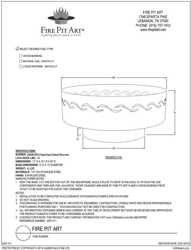 Fire Pit Art Fire Surfer Artisan Fire Pit