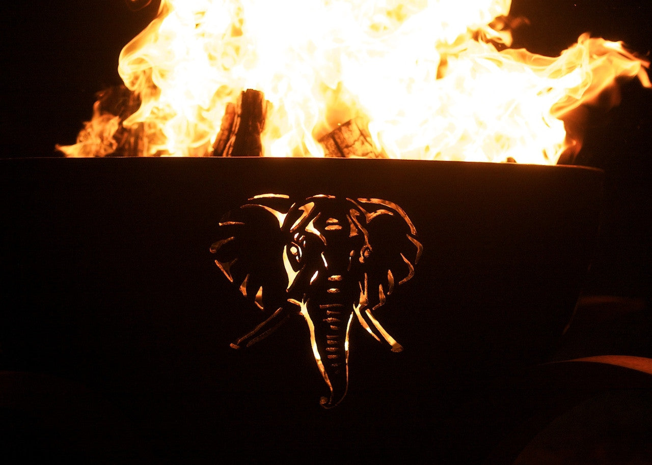 Fire Pit Art Africa's Big Five Fire Pit