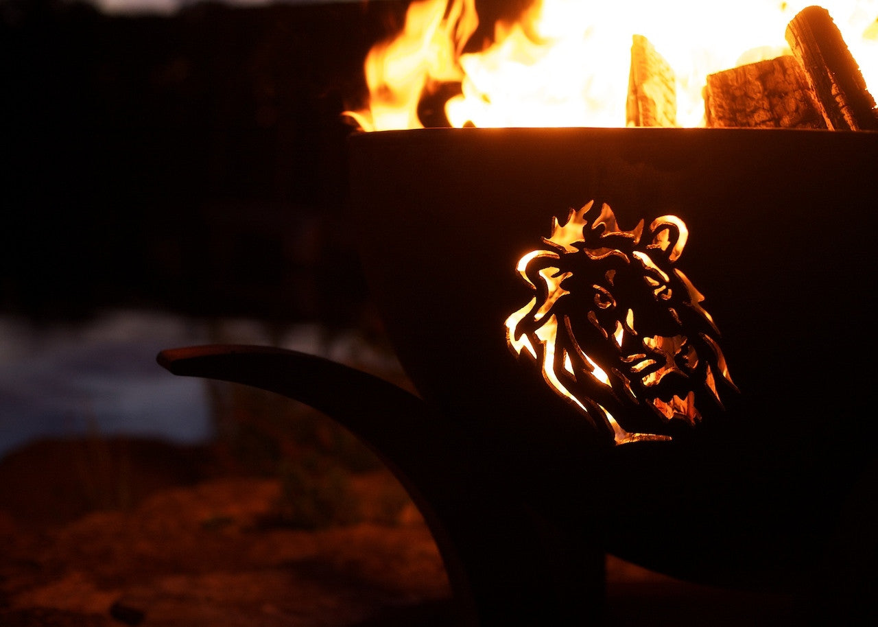 Fire Pit Art Africa's Big Five Fire Pit