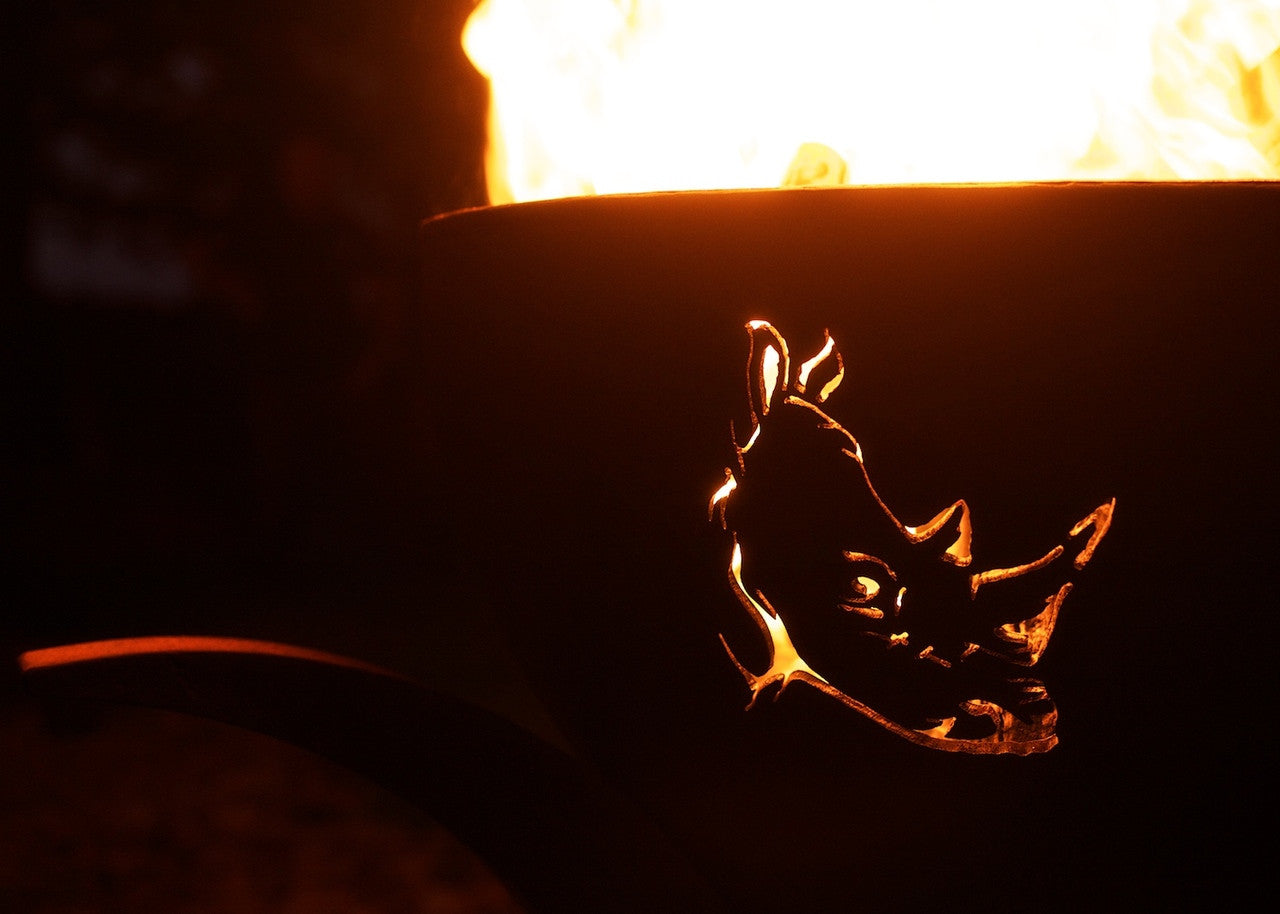 Fire Pit Art Africa's Big Five Fire Pit