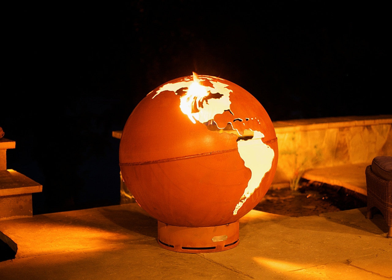 Fire Pit Art Third Rock Artisan Fire Globe