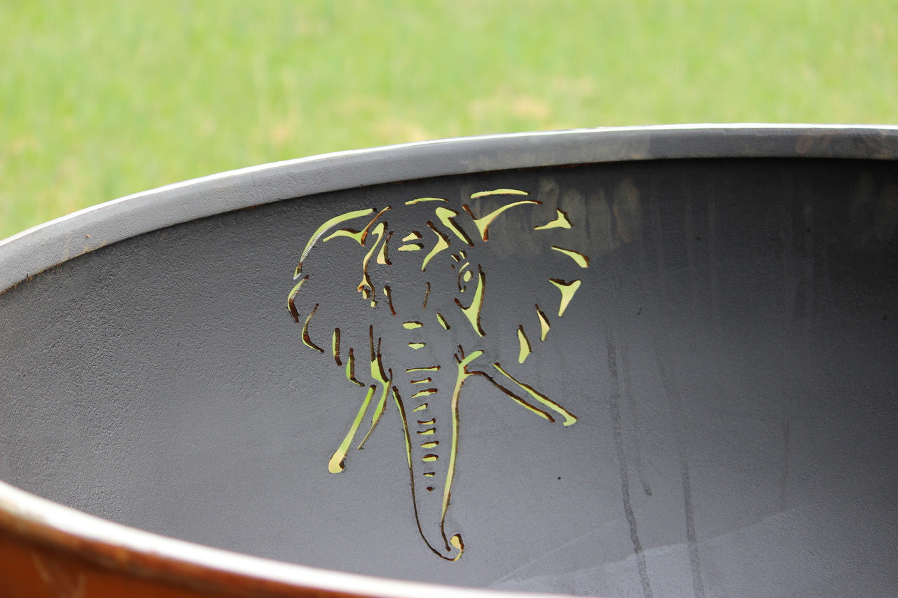 Fire Pit Art Africa's Big Five Fire Pit