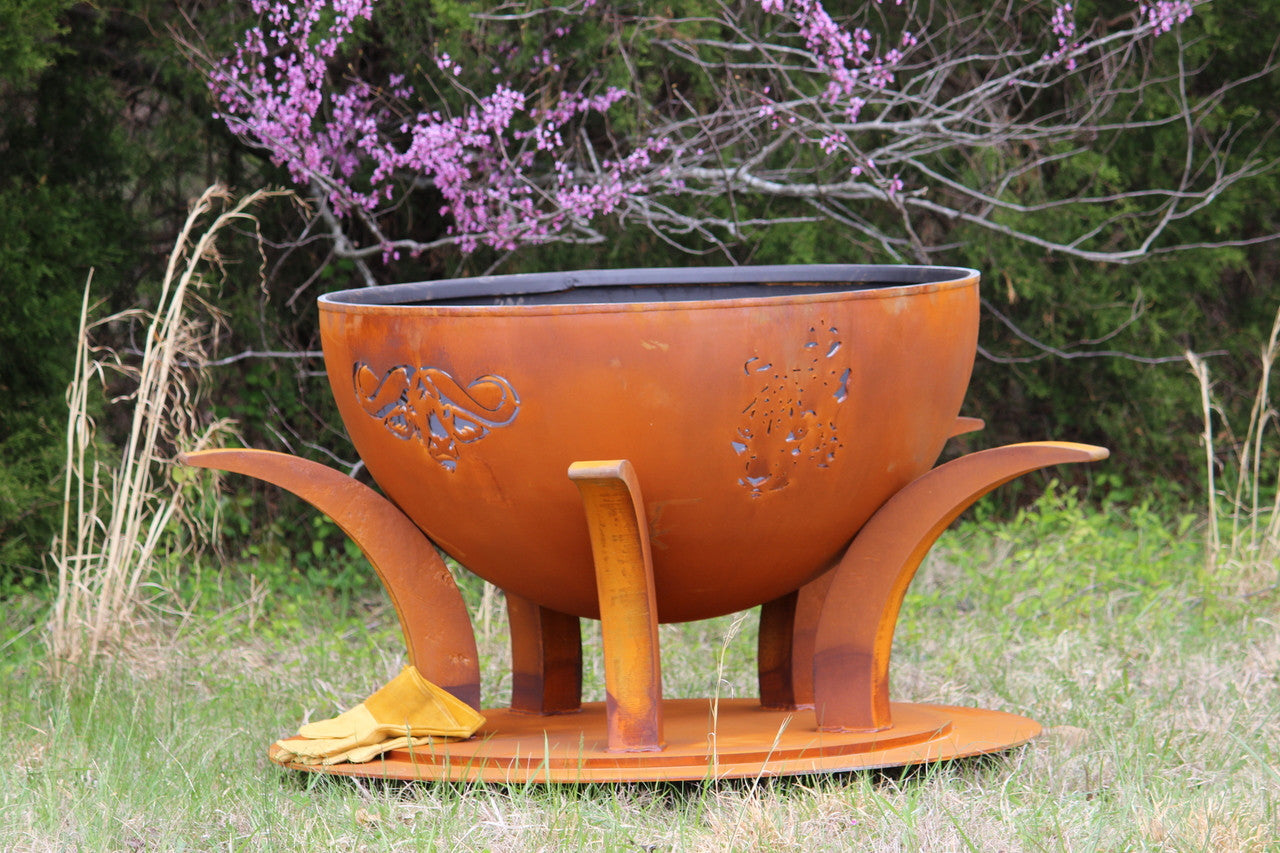 Fire Pit Art Africa's Big Five Fire Pit