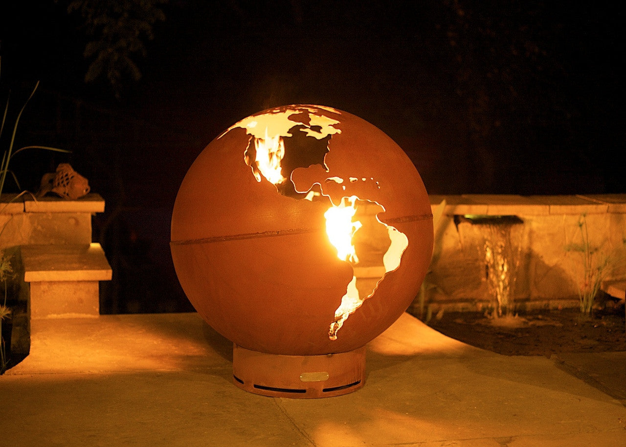 Fire Pit Art Third Rock Artisan Fire Globe