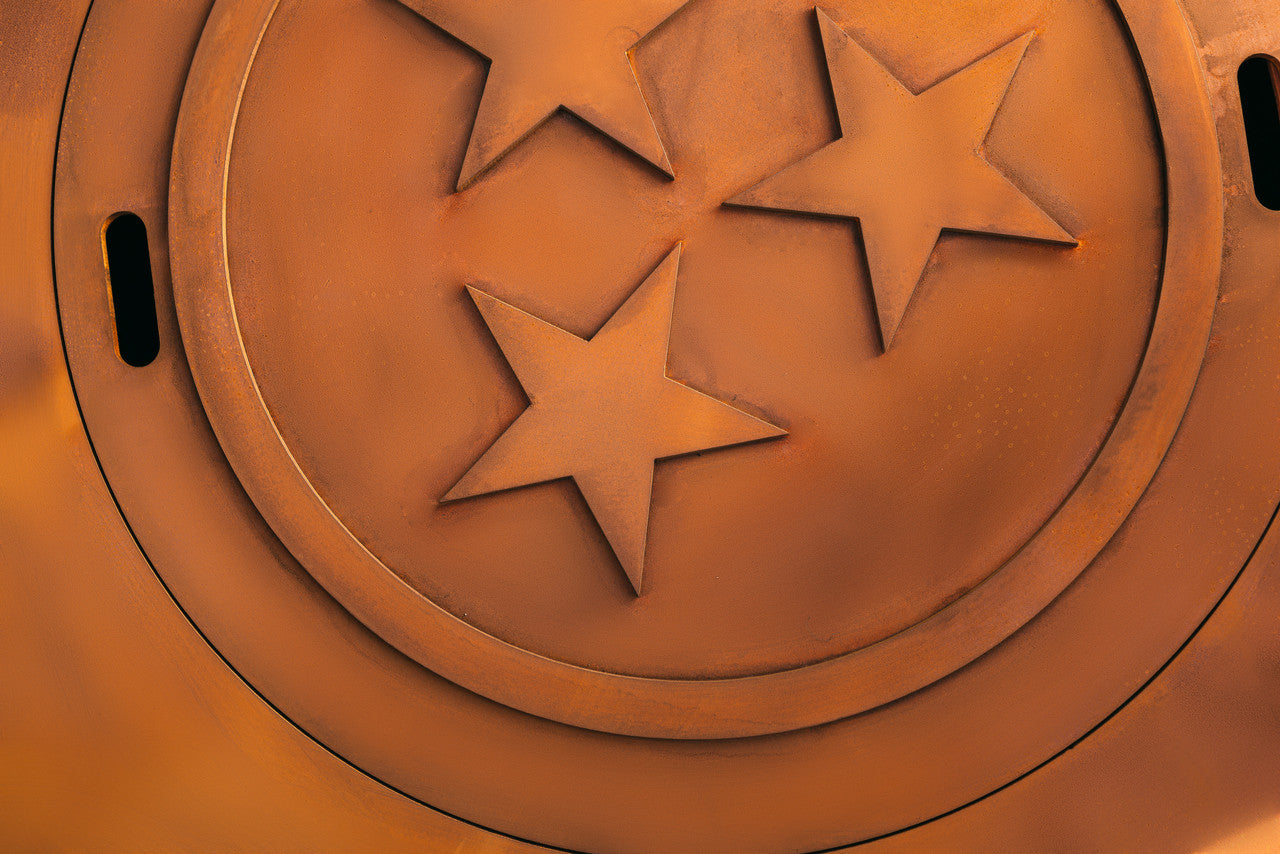 Fire Pit Art Magnum Artisan Fire Pit with Lid