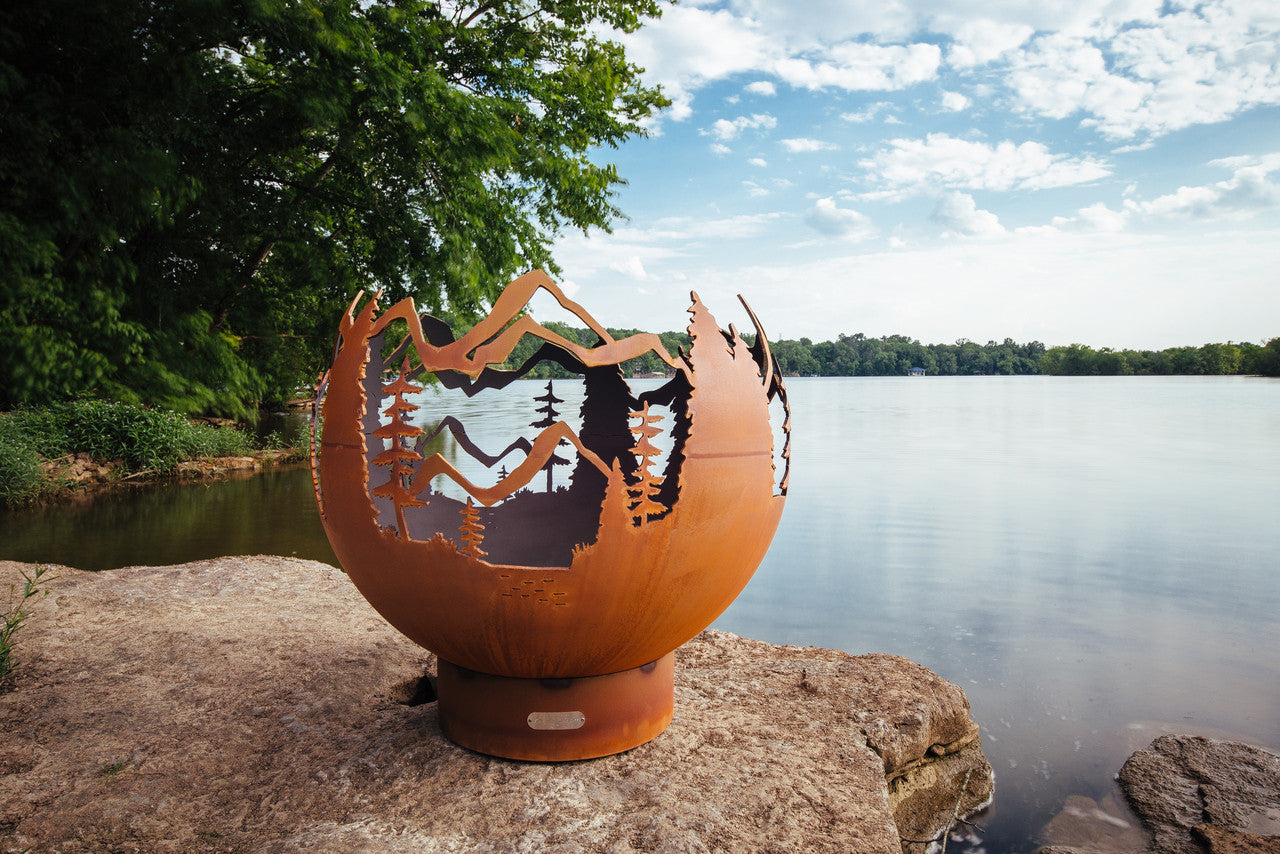 Fire Pit Art Mountain Vista Artisan Fire Pit