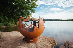 Fire Pit Art Mountain Vista Artisan Fire Pit