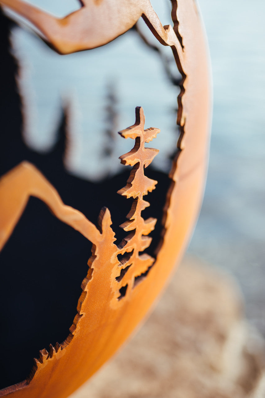 Fire Pit Art Mountain Vista Artisan Fire Pit