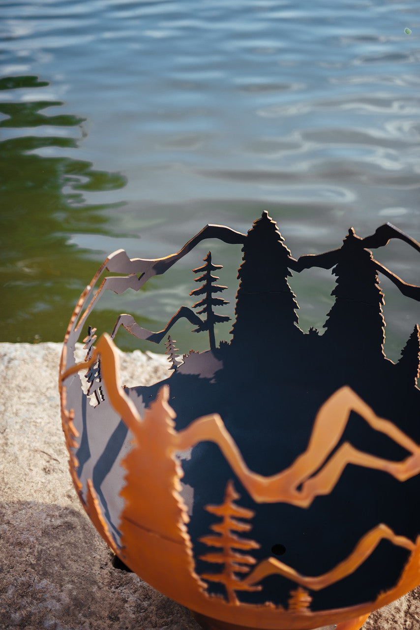 Fire Pit Art Mountain Vista Artisan Fire Pit