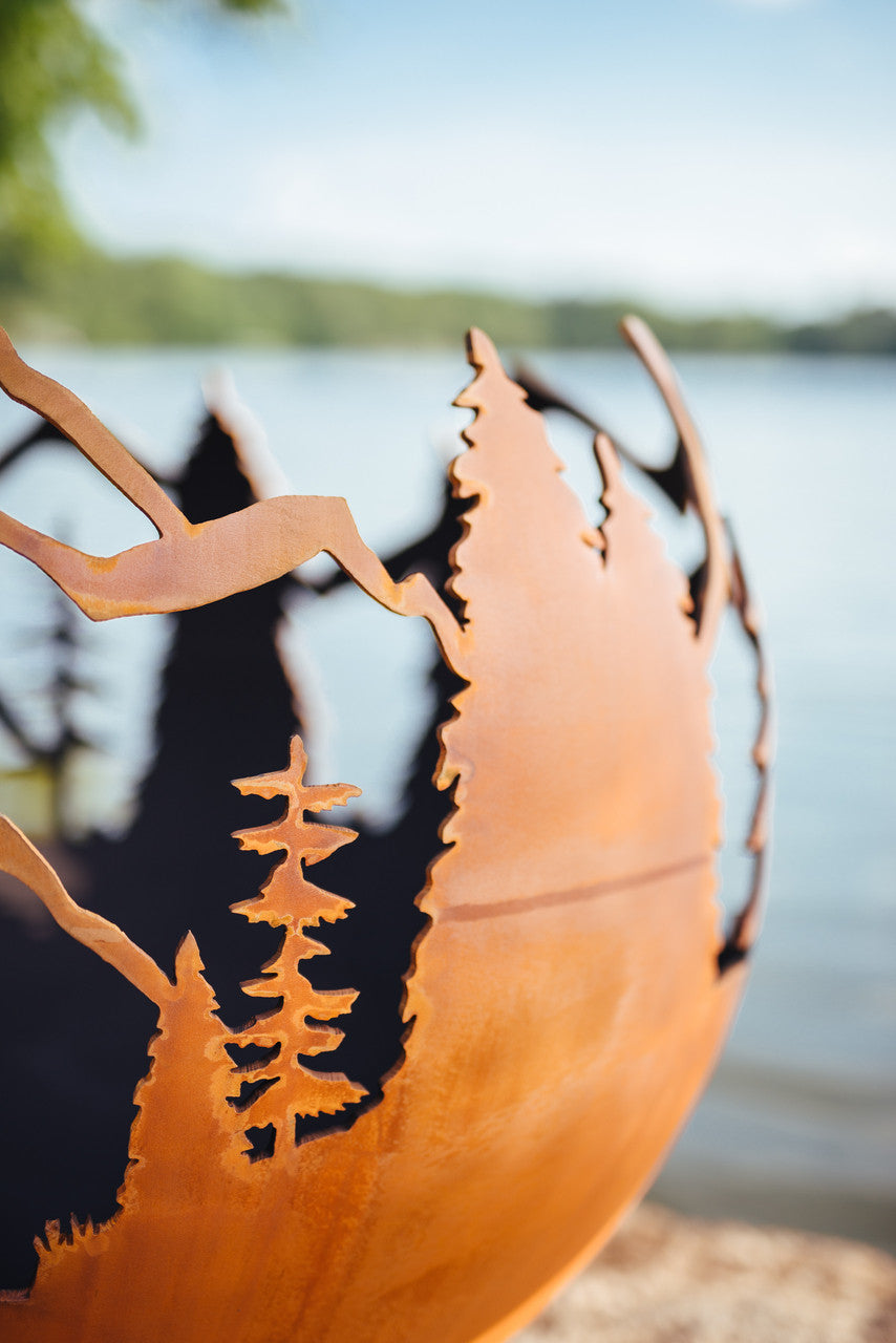 Fire Pit Art Mountain Vista Artisan Fire Pit