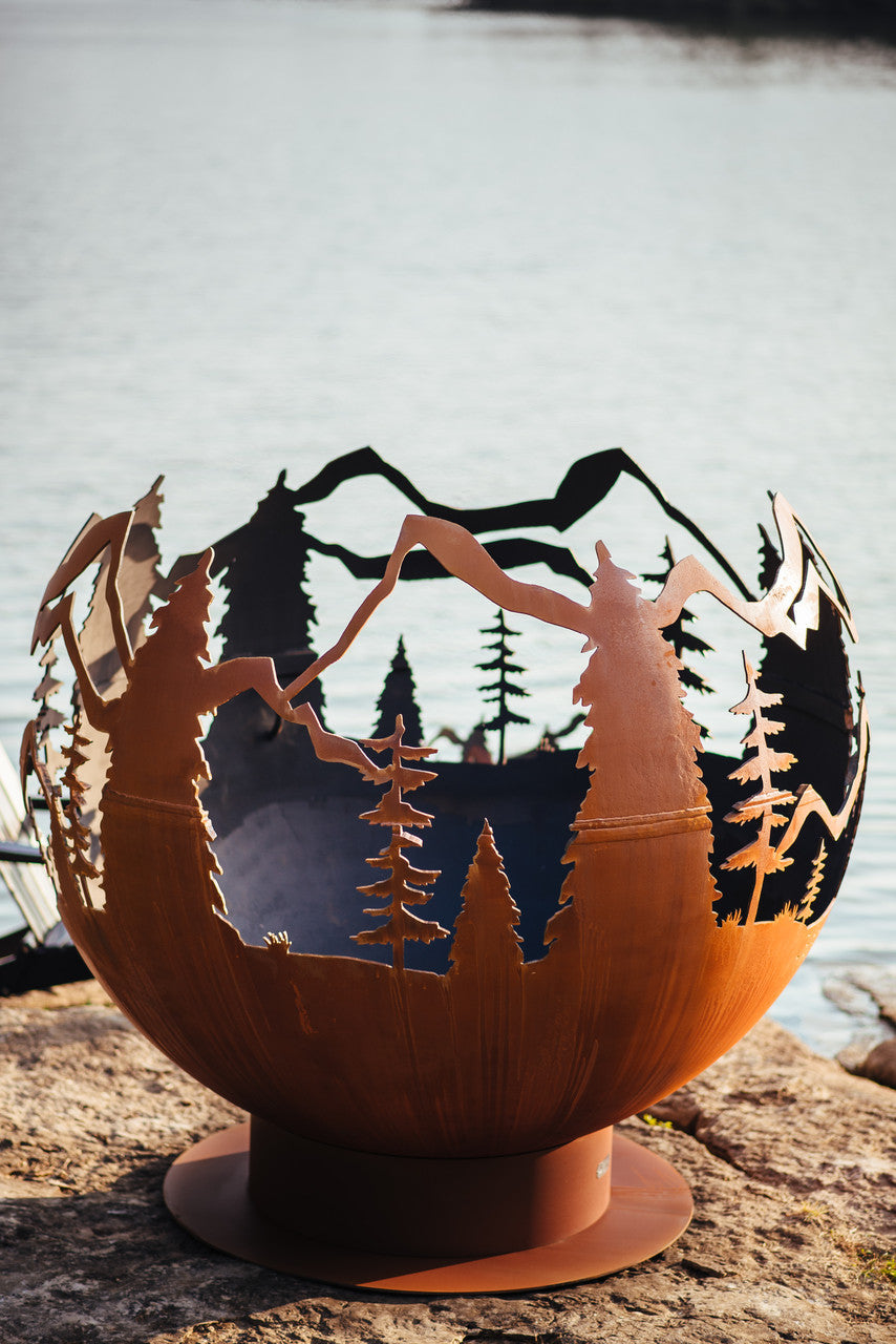 Fire Pit Art Mountain Vista Artisan Fire Pit