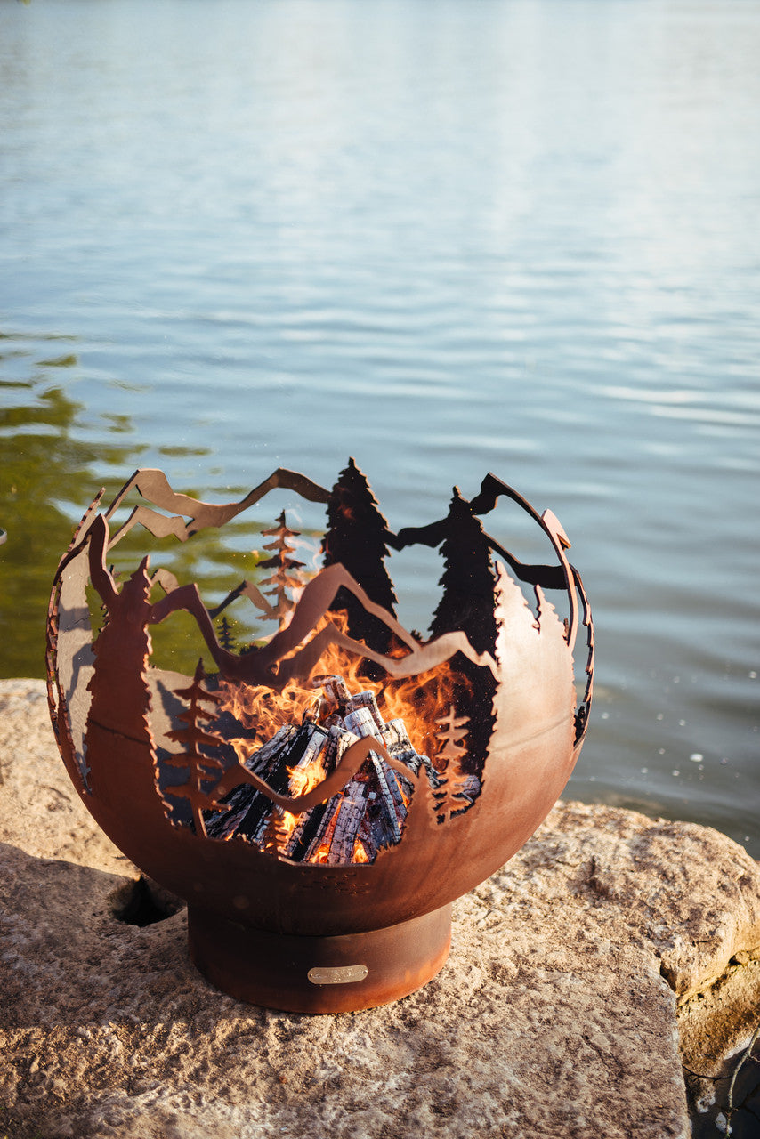 Fire Pit Art Mountain Vista Artisan Fire Pit