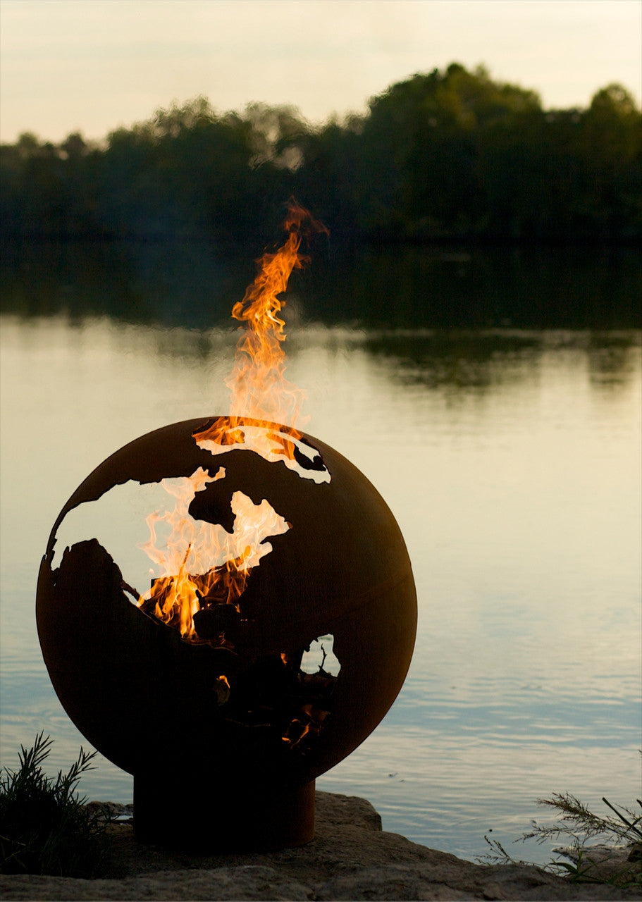 Fire Pit Art Third Rock Artisan Fire Globe
