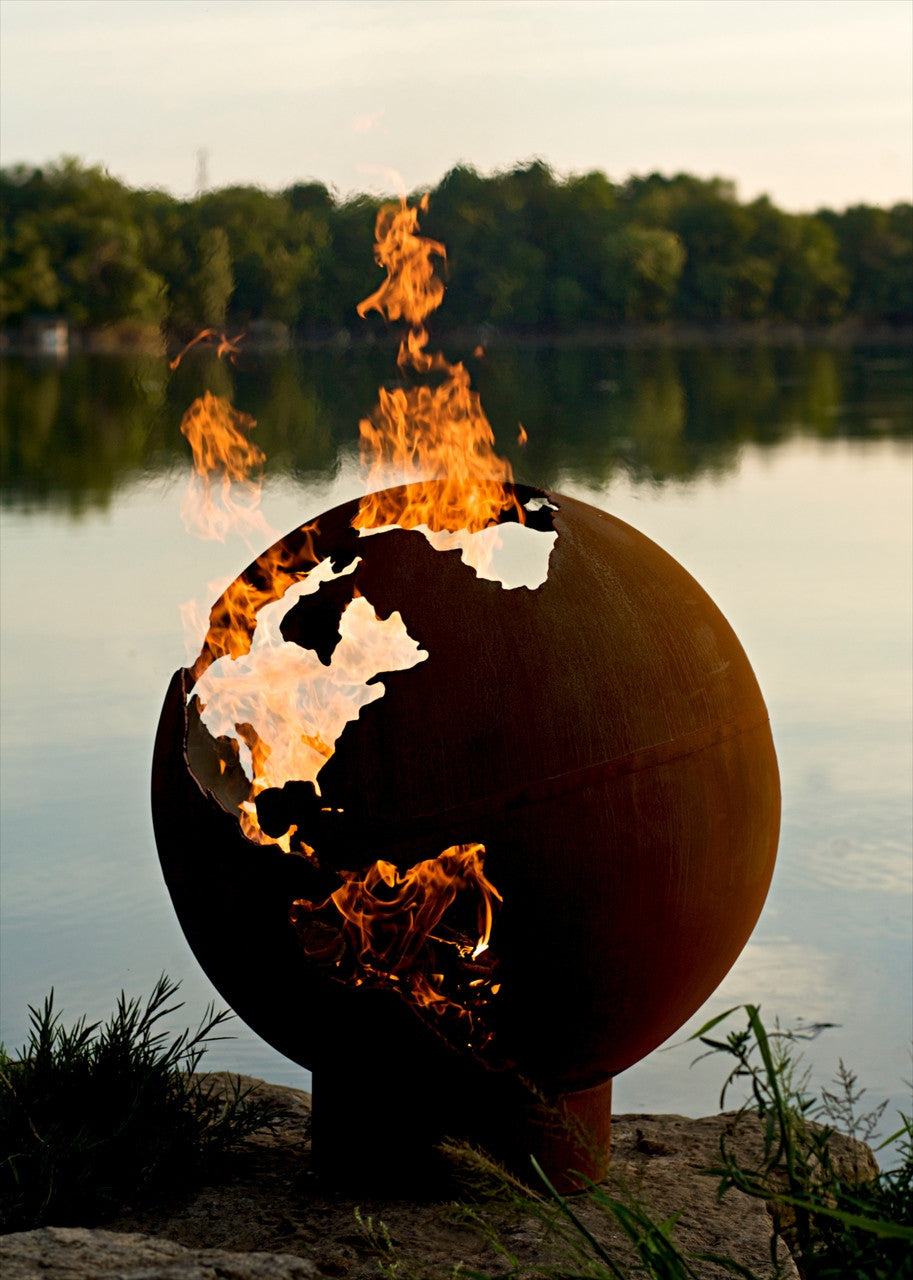 Fire Pit Art Third Rock Artisan Fire Globe