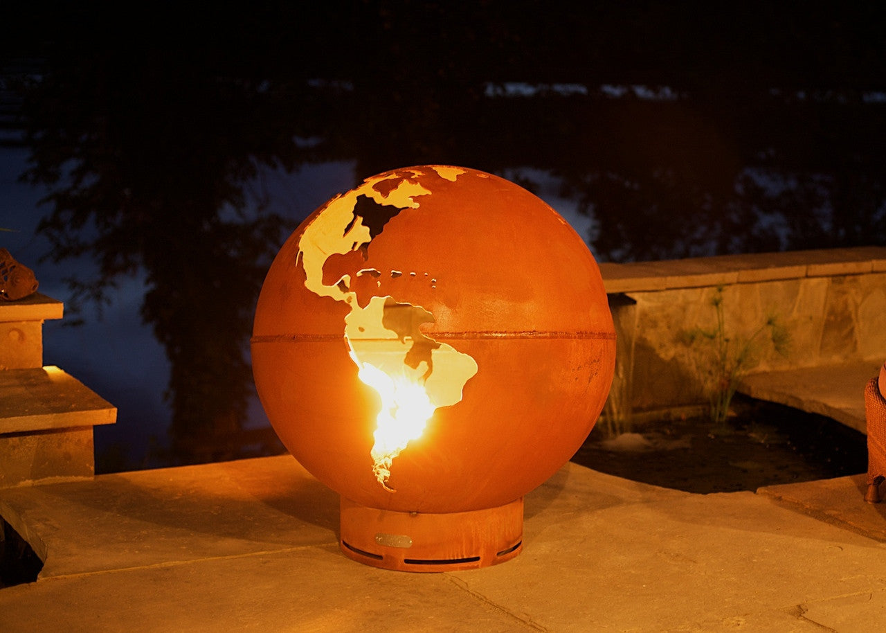 Fire Pit Art Third Rock Artisan Fire Globe