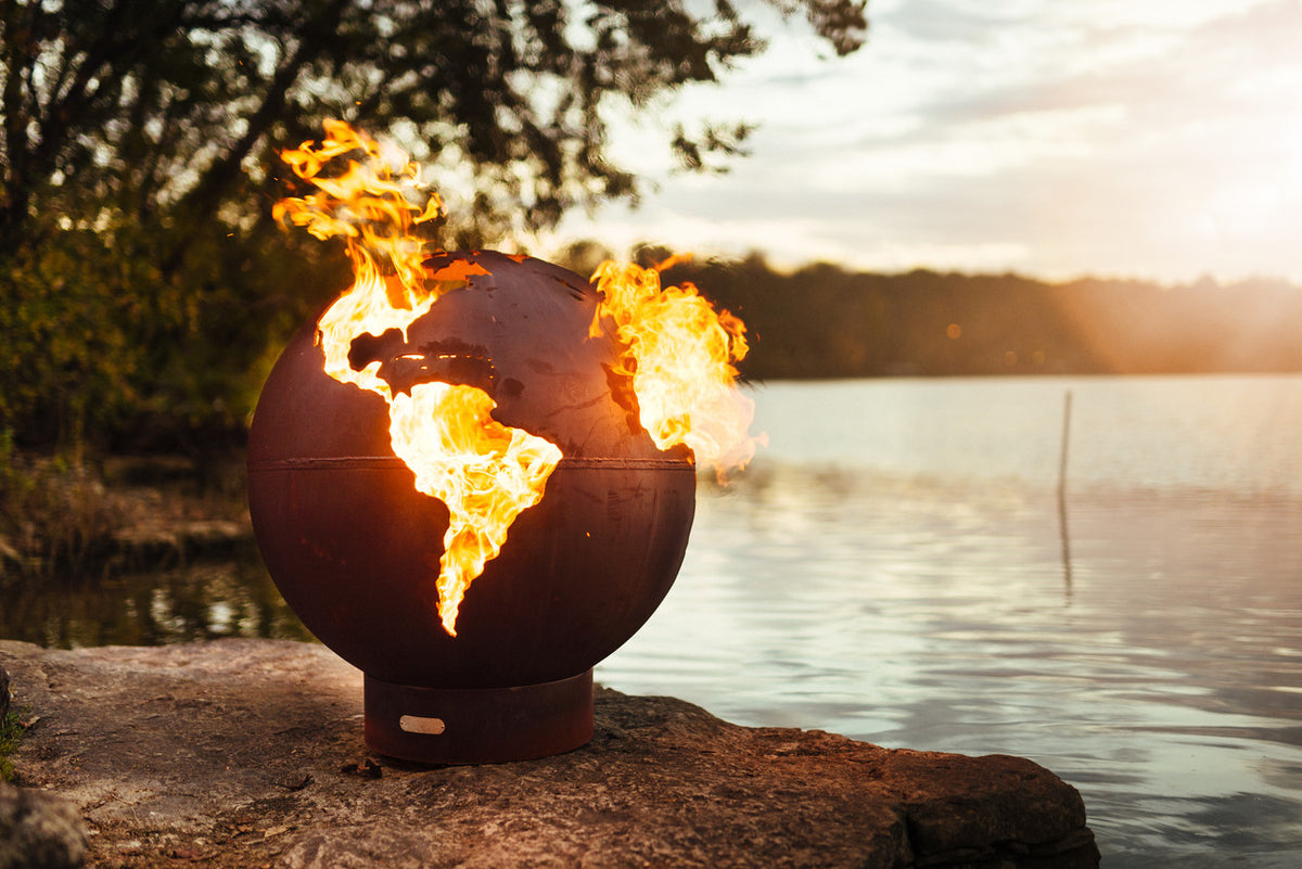 Fire Pit Art Third Rock Artisan Fire Globe