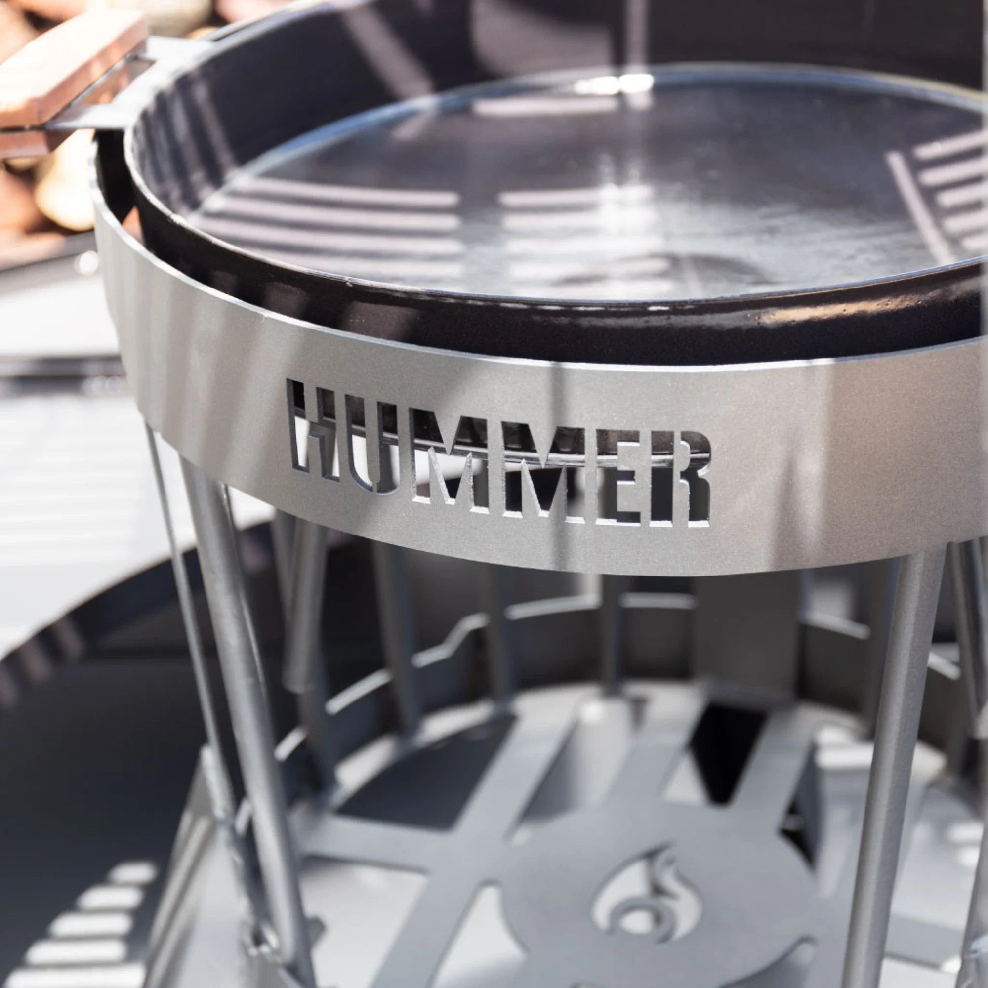 Tromen Hummer Firepit Open Fire Mega Grill with Oven
