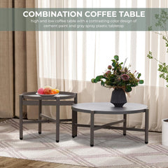 Modern 5-Piece Outdoor Sofa Set with Waterproof Cushions-3