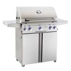 American Outdoor Grill L-Series 30″ Freestanding Portable Gas Grill with Rotisserie & Side Burner