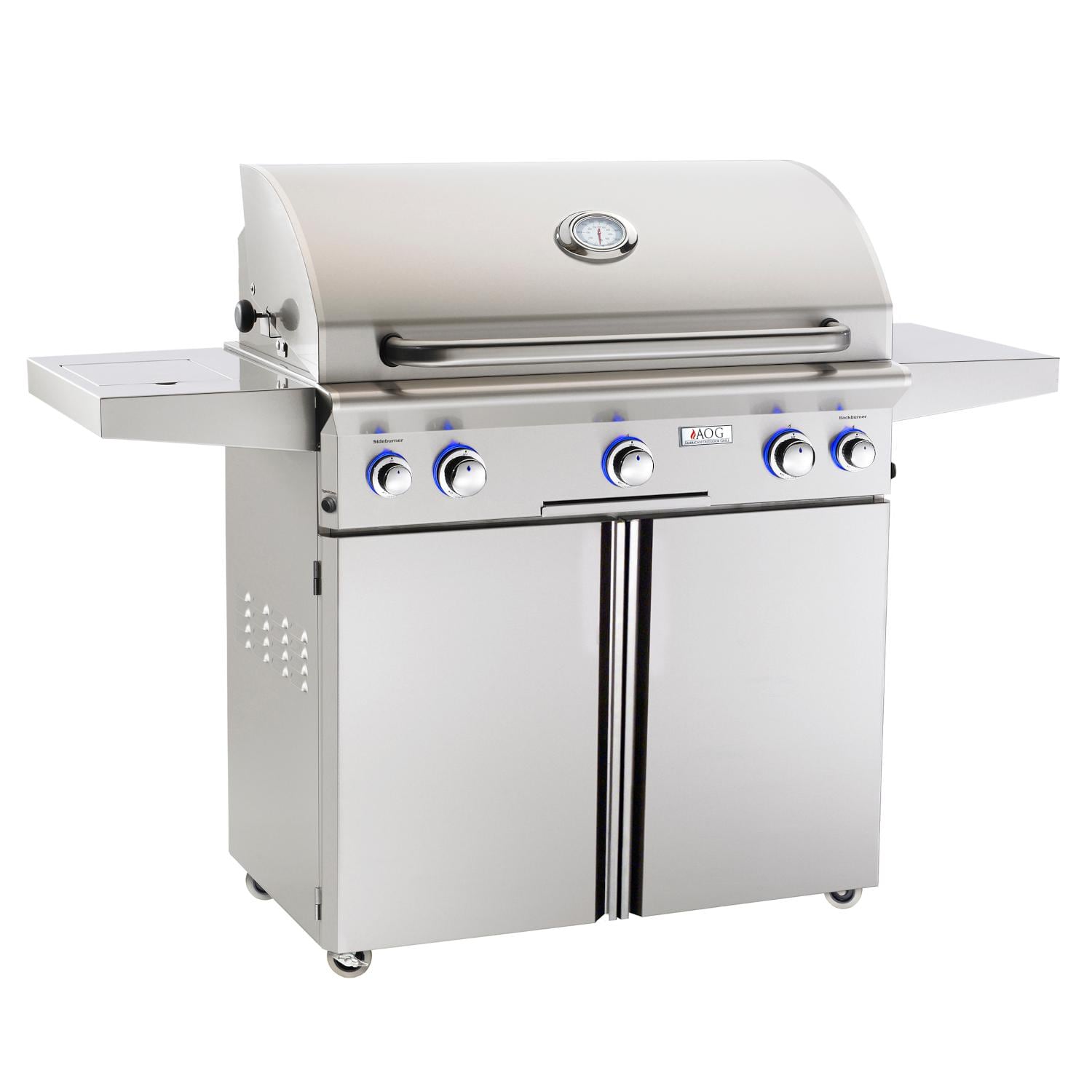 American Outdoor Grill L-Series 36″ Freestanding Gas Grill with Rotisserie & Side Burner