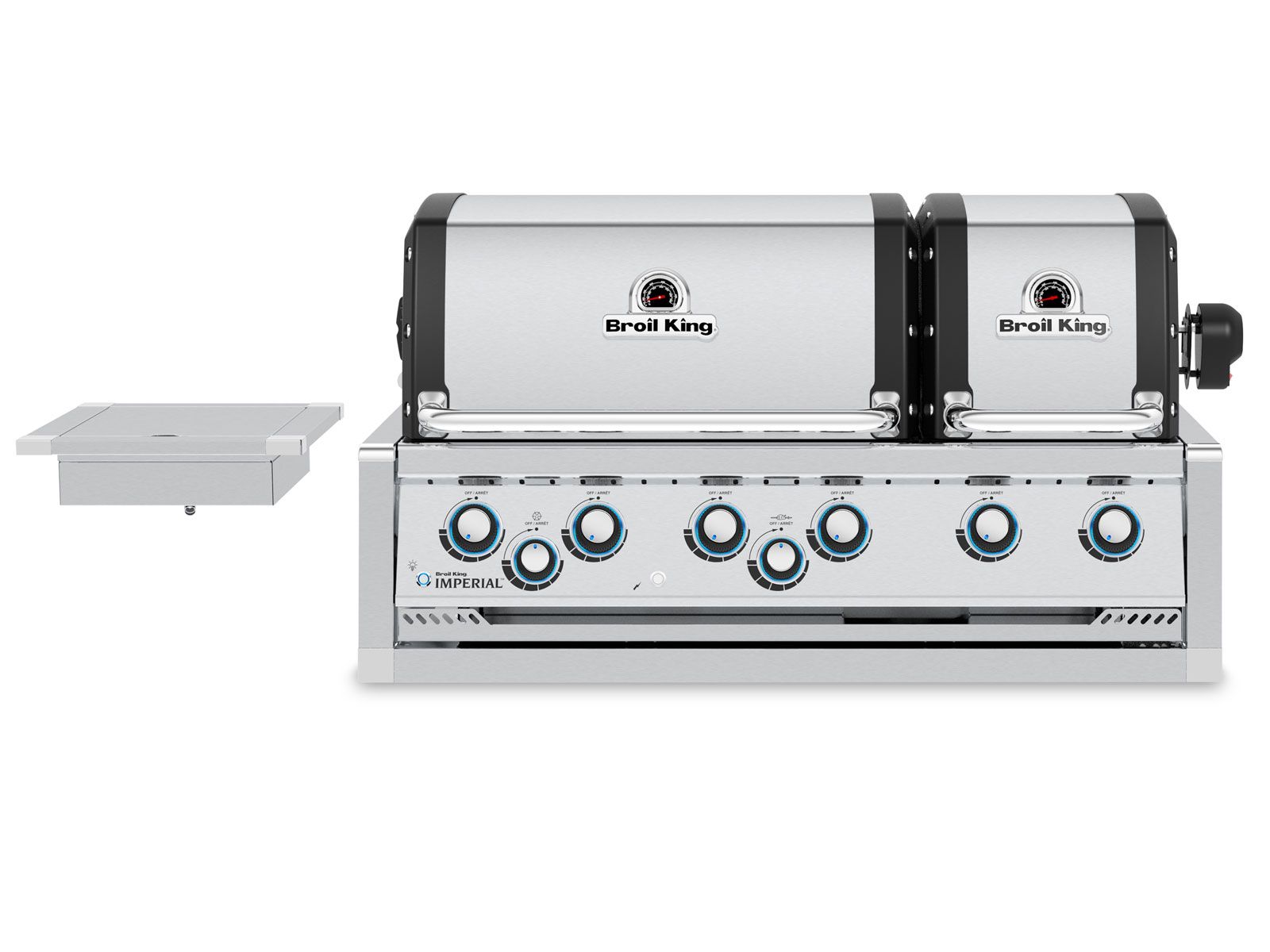 Broil King Imperial S 690i Outdoor Kitchen Enclosure — Dual-Oven Grill Island