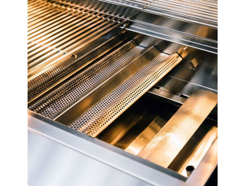 TrueFlame 40-Inch 5-Burner Freestanding Gas Grill with Rear Infrared Burner