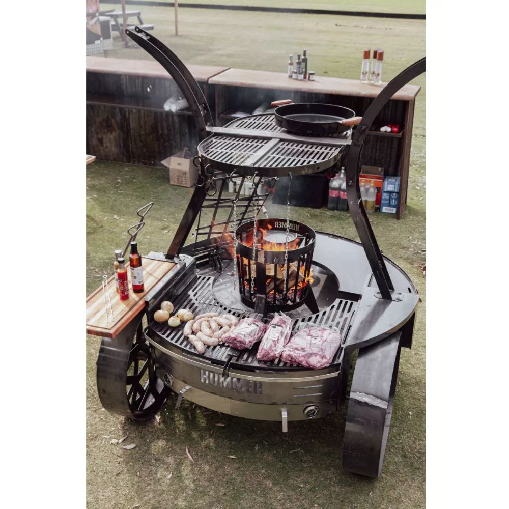 Tromen Hummer Firepit Open Fire Mega Grill with Oven